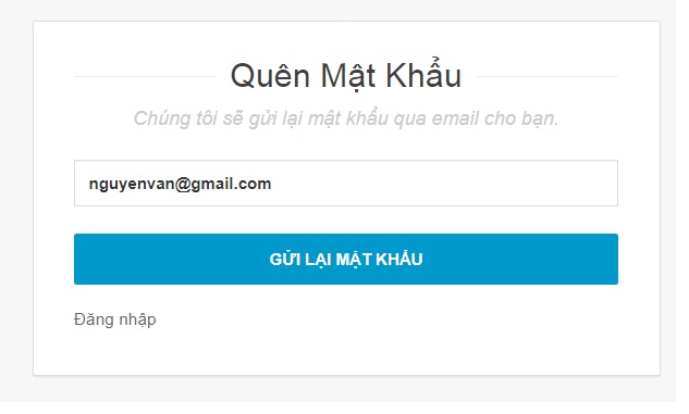 quen mat khau